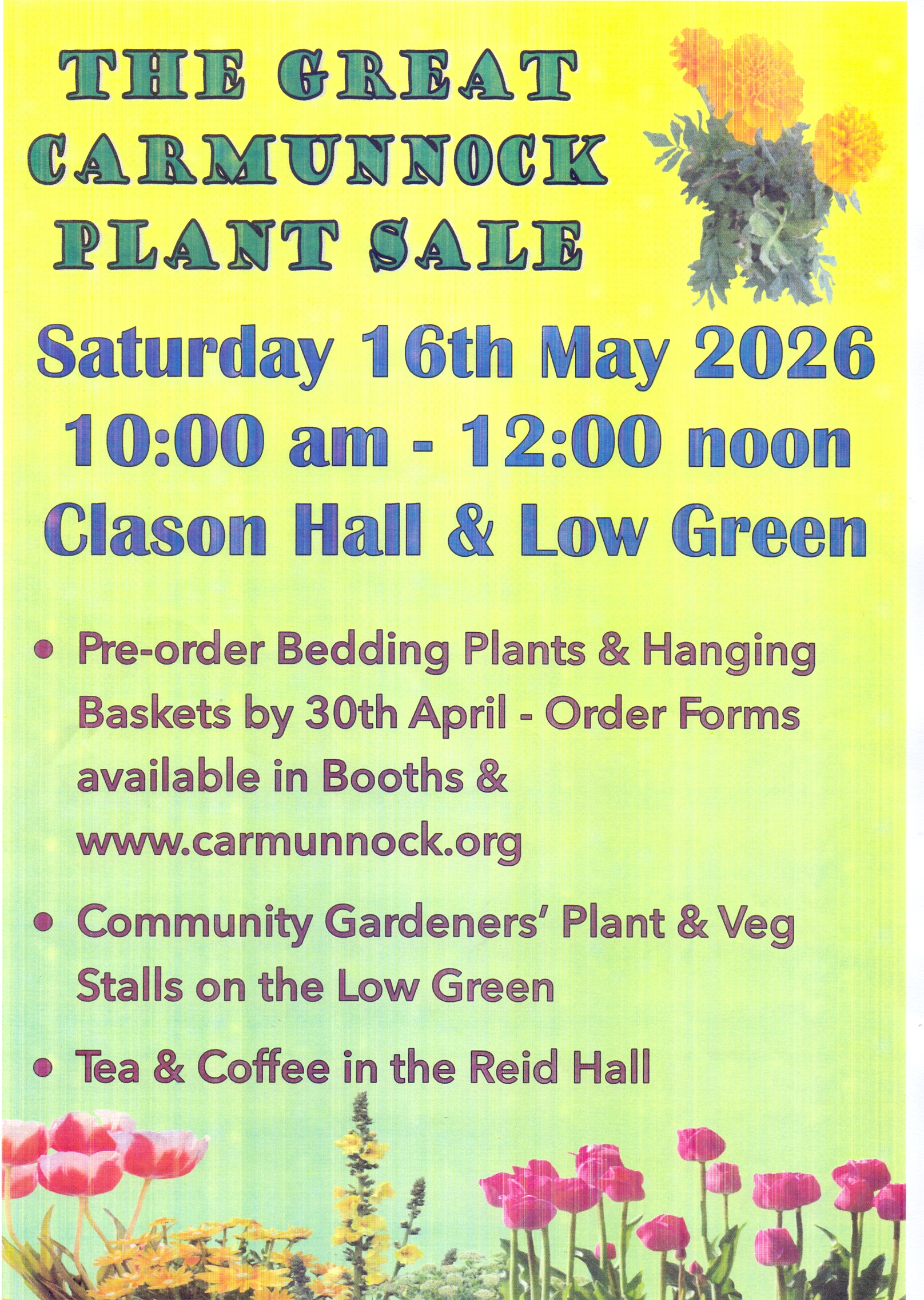 Carmunnock Plant Sale
