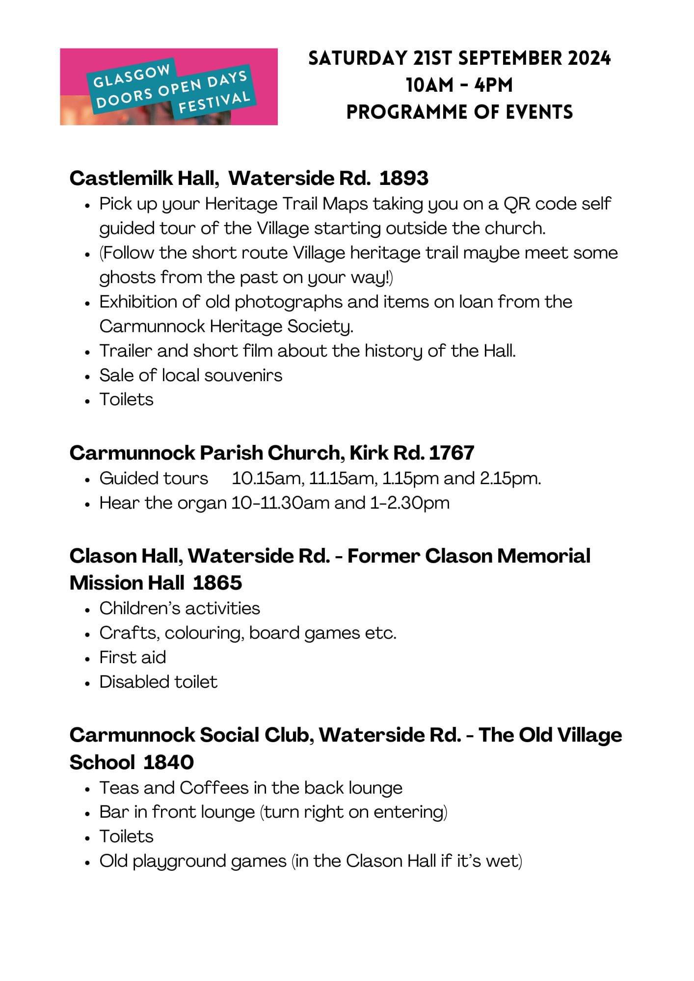 Open Doors Programme