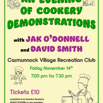 Carmunnock Community Gardening - Cookery Demonstration